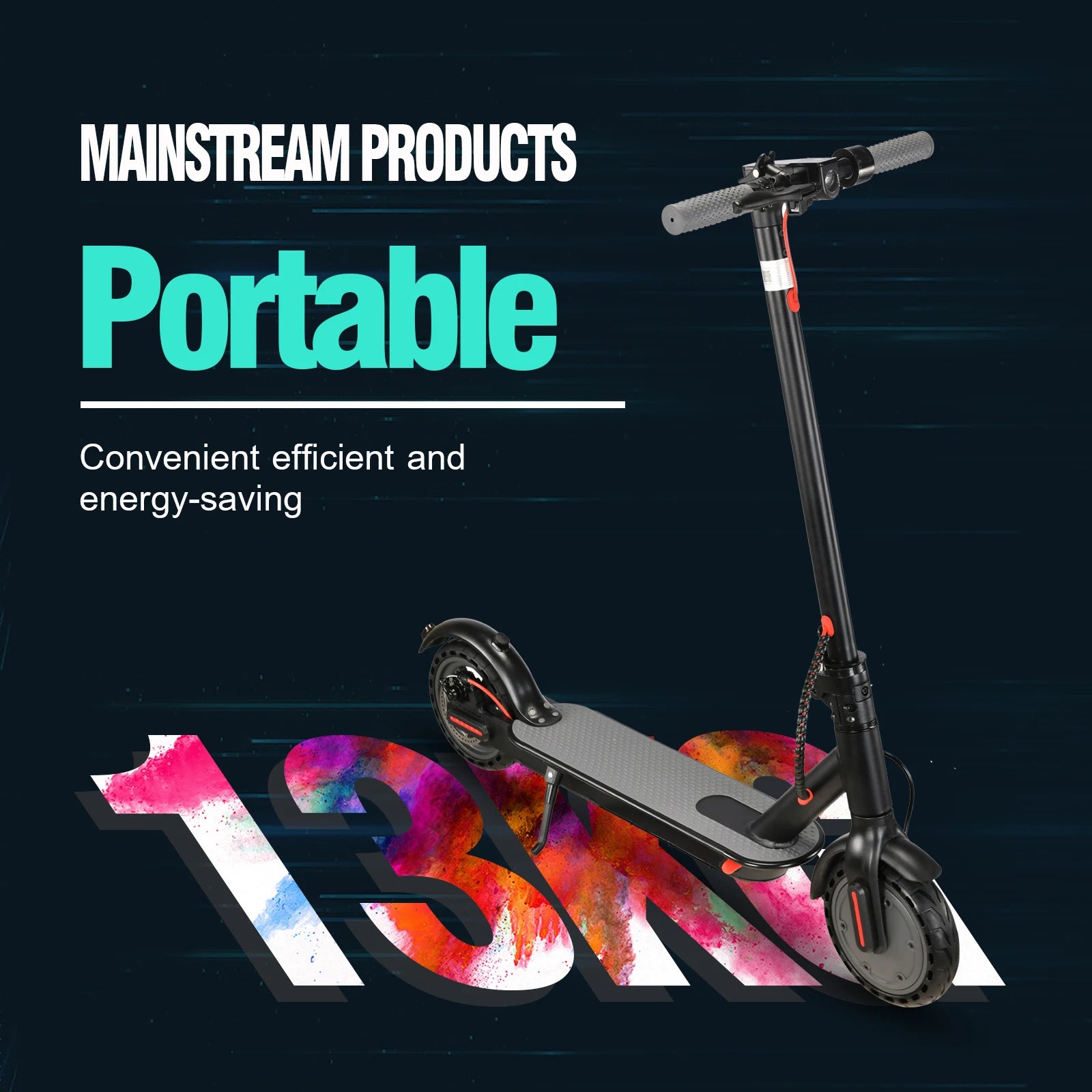 Cross-Border Electric Scooter Two-Wheel Mini Electric Scooter for Adults - Portable for Men and Women Foldable Electric Scooters
