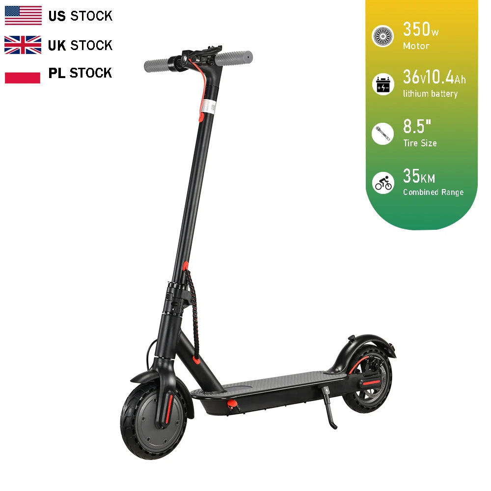 Cross-Border Electric Scooter Two-Wheel Mini Electric Scooter for Adults - Portable for Men and Women Foldable Electric Scooters