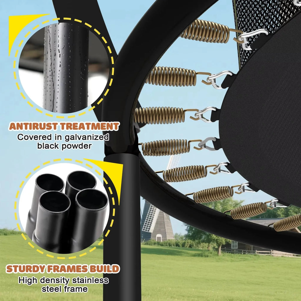 Zoshine Best Price Good Quality Mini Kid Trampoline Premium Safety Protection for Kids Happy Jumping Together