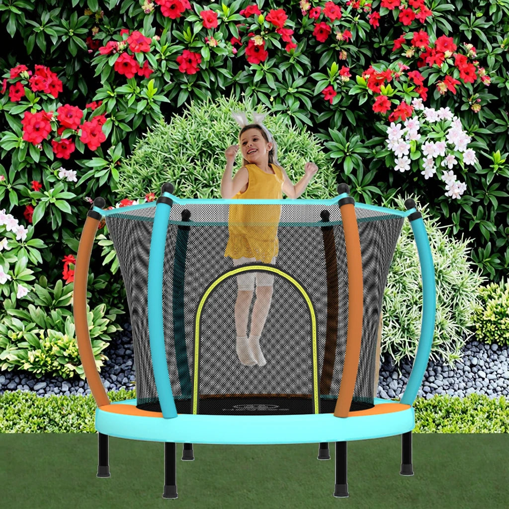 Zoshine Best Price Good Quality Mini Kid Trampoline Premium Safety Protection for Kids Happy Jumping Together