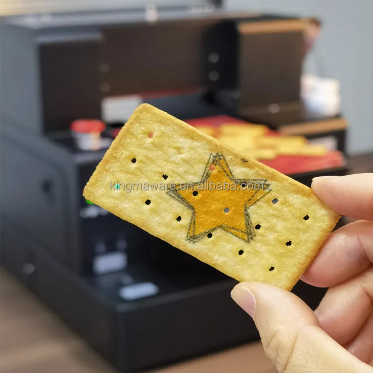 China Factory Direct to Sale A4 Mini Size Candy Cake Edible Printing Machines 6 Colors Coffee Cookie Biscuit Food Printer on Sal