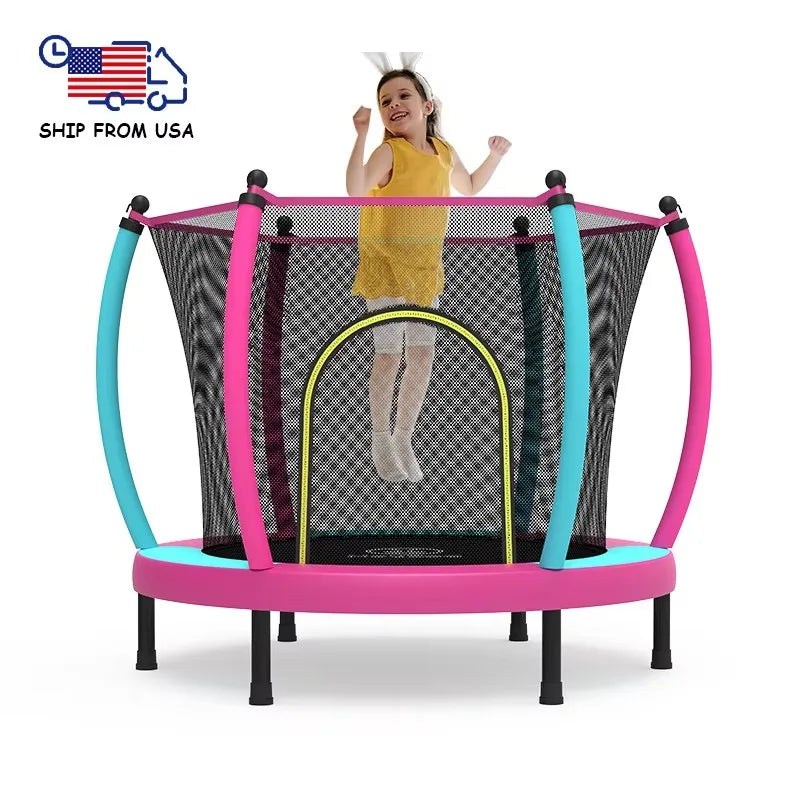 Zoshine Best Price Good Quality Mini Kid Trampoline Premium Safety Protection for Kids Happy Jumping Together