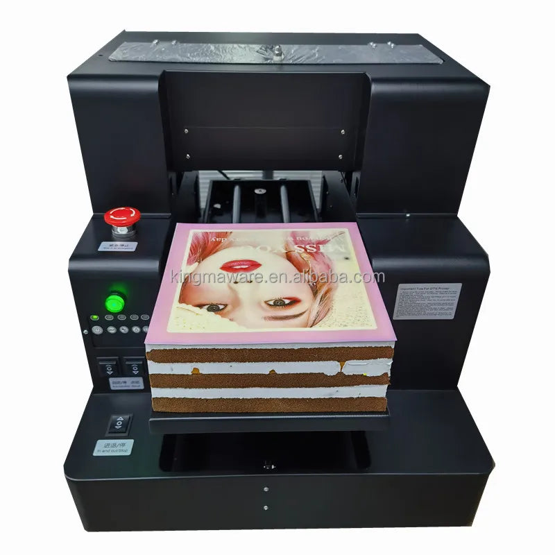 China Factory Direct to Sale A4 Mini Size Candy Cake Edible Printing Machines 6 Colors Coffee Cookie Biscuit Food Printer on Sal