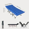 Folding camping cot with storage bag for adults Portable lightweight sleeping bed for outdoor traveling hiking easy to set up