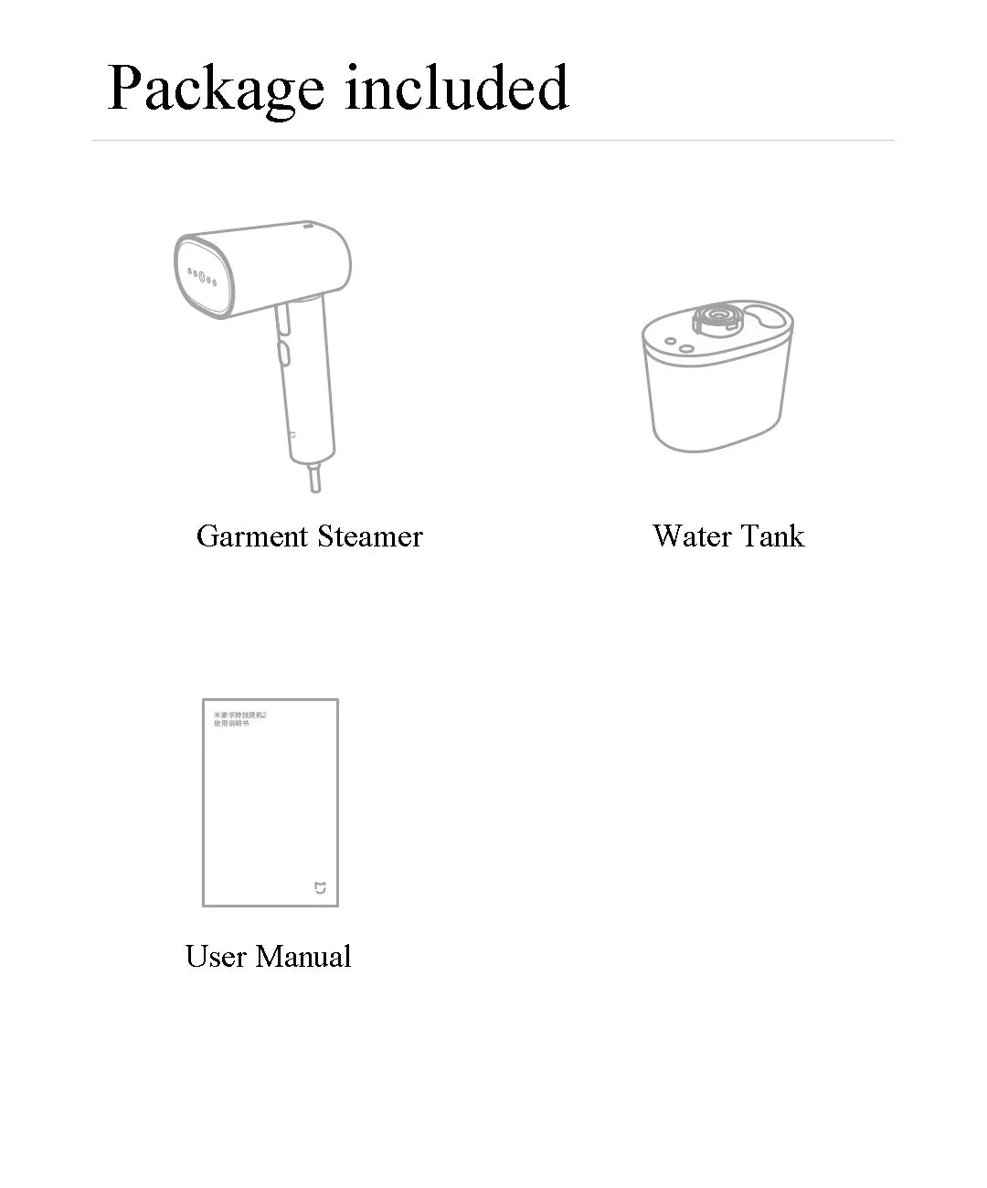 2024 NEW Xiaomi Mijia Garment Steamer 2 Handheld Clothes Steam Iron Portable Foldable Home Appliance Iron Steamer for Travel