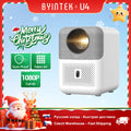 BYINTEK LOVE U4 Smart Mini Home Theater Projector 4K 1080P Video Android WIFI for Smartphone Cinema