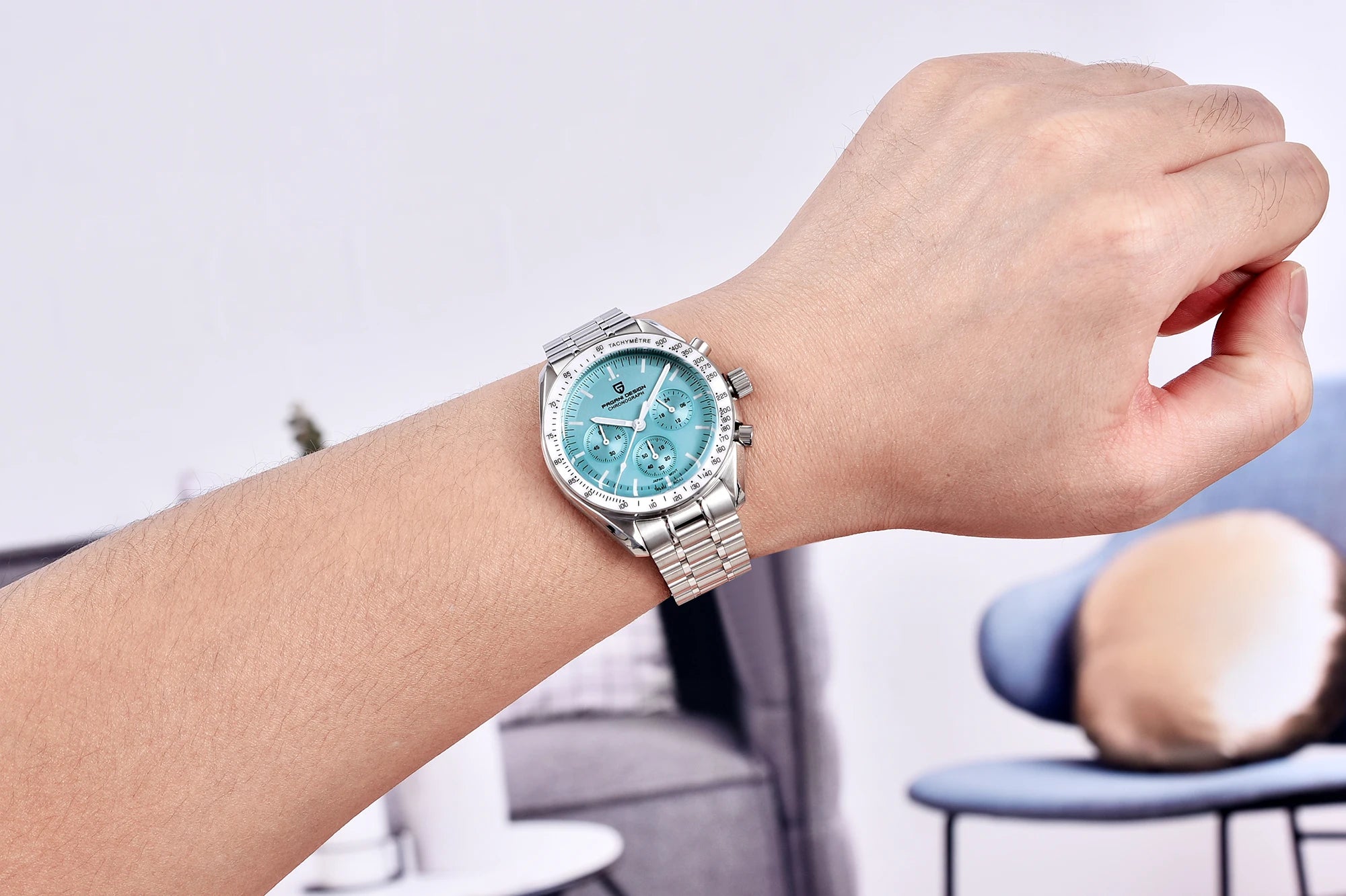 2025 New PAGANI DESIGN Mens Watches Top Brand Luxury Automatic Quartz Chronograph Waterproof Sport Stainless Steel Clock Relogio