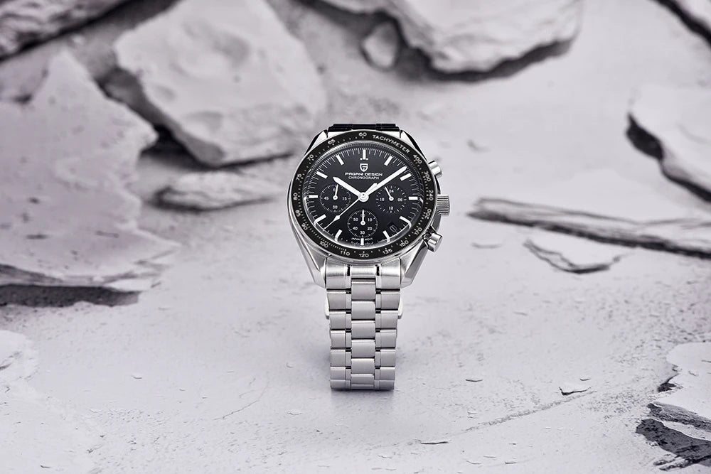 2025 New PAGANI DESIGN Mens Watches Top Brand Luxury Automatic Quartz Chronograph Waterproof Sport Stainless Steel Clock Relogio