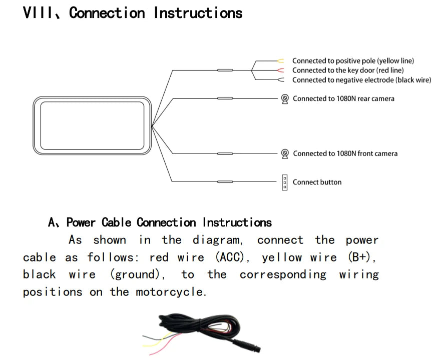 Portable 6.25 inch IP67 Waterproof Motorcycle GPS Navigation Wireless Carplay Android Auto DVR Drive Recorder Moto Monitor WIFI