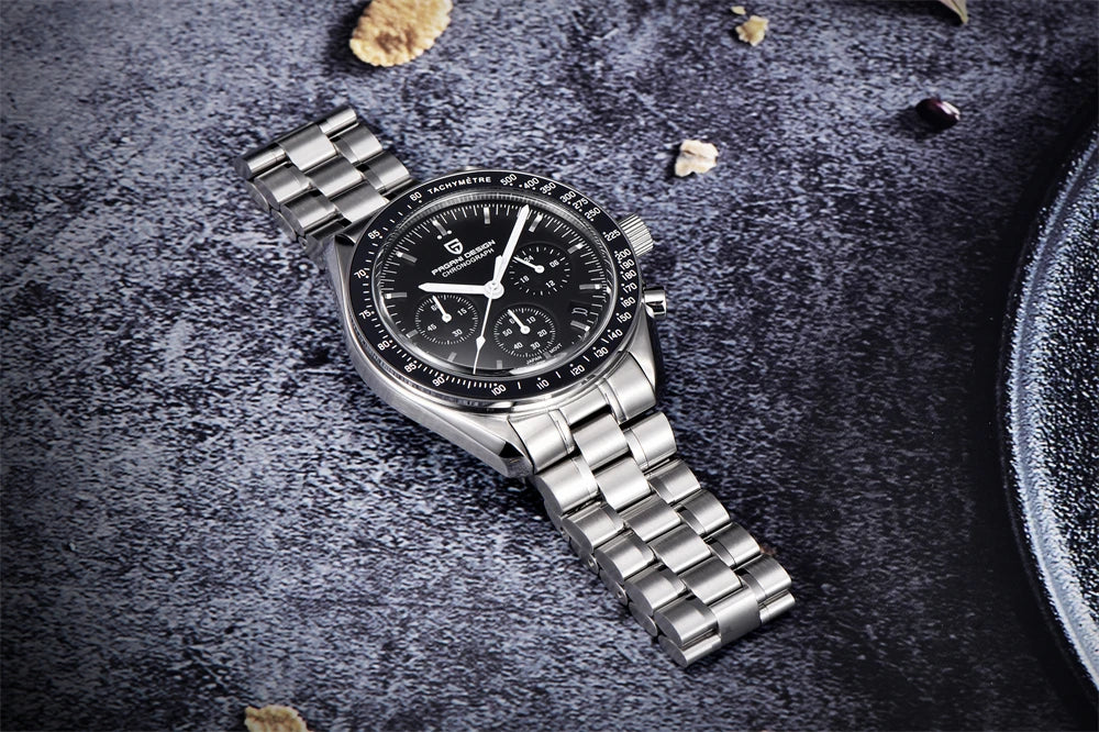 2025 New PAGANI DESIGN Mens Watches Top Brand Luxury Automatic Quartz Chronograph Waterproof Sport Stainless Steel Clock Relogio