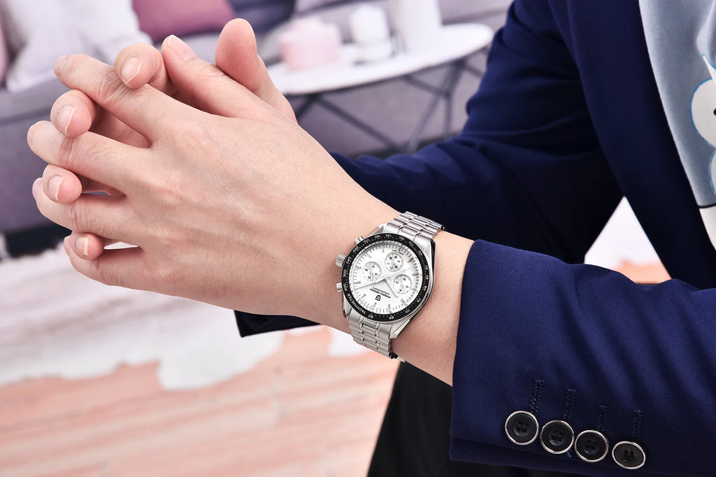 2025 New PAGANI DESIGN Mens Watches Top Brand Luxury Automatic Quartz Chronograph Waterproof Sport Stainless Steel Clock Relogio